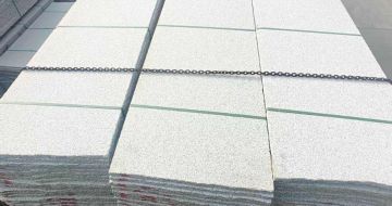 鹰潭芝麻白毛板，石材毛板